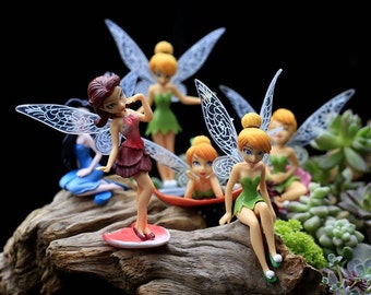 6pc Mini Fairies Mini Garden  Fairy Garden Accessories  Miniature Fairies Figure Succulent Terrarium Outdoor Suppliers