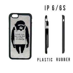 BANKSY ART LAUGH Now Artist Design Monkey Apple iPhone 12 11 Mini Pro Max X Xs 8 7 7 Plus 8 Plus 6/6S Samsung Galaxy S9 S10 Phone Case Cover