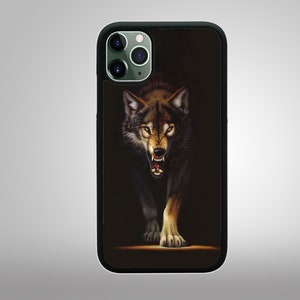 WILD WOLF ANIMAL Wolves Wolfs Coyotes Apple iPhone 15 14 13 12 11 Mini Pro Max Plus X Xs 8 Plus 7 6/6S Phone Case Cover Rubber Custom