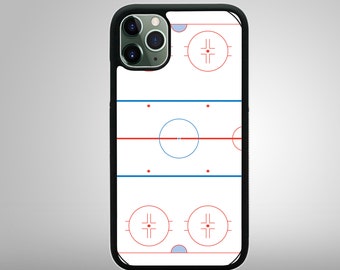 HOCKEY ICE RINK Stadium Design Arena Apple iPhone 13 12 11 Mini Pro Max X Xs 8 Plus 7 6/6S Samsung Galaxy S9 S10 Phone Case Cover