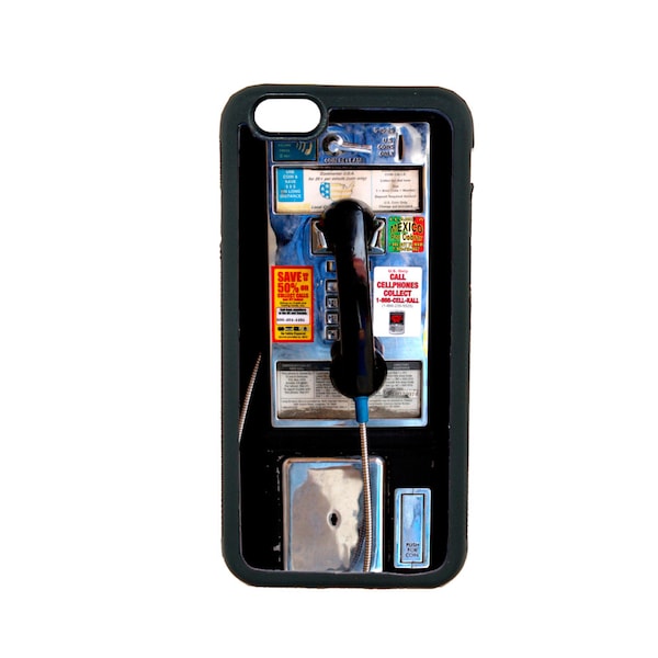 PUBLIC PAYPHONE PAY Phone Funny Unique Apple iPhone 15 14 13 12 11 Mini Pro Max Plus X Xs 8 Plus 7 6/6S Phone Case Cover Rubber Custom