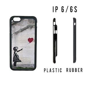 BANKSY ART BALLOON Girl Design Apple iPhone 13 12 11 Mini Pro Max X Xs 8 Plus 7 6/6S Samsung Galaxy S9 S10 Phone Cover Case Rubber