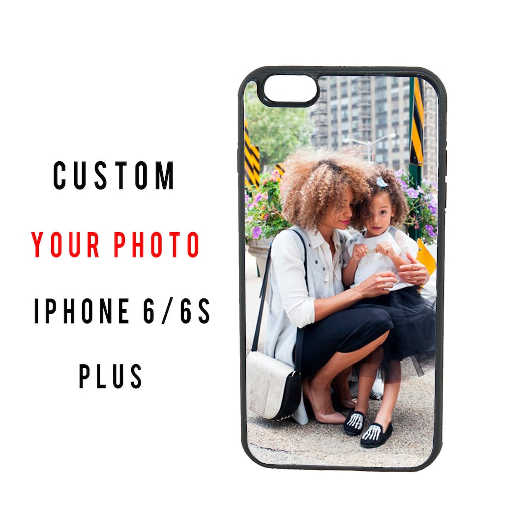 CUSTOM APPLE iPhone 6/6S Plus 7 Plus 8 Plus Photo on Case Personal  Personalized Your Picture Your Image Hard Rubber Phone Case Cover - Etsy