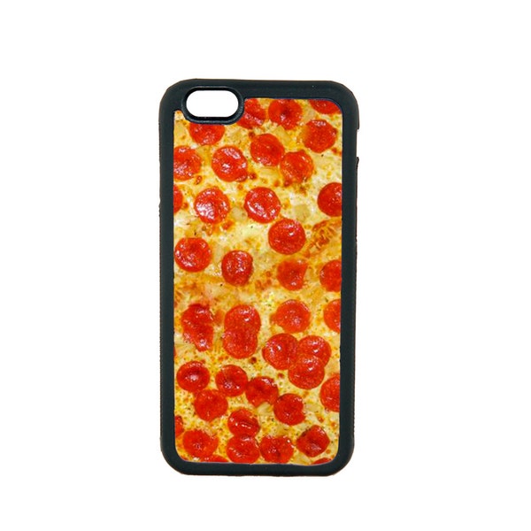 PIZZA PEPPERONI SLICE Food Funny Snacks Apple iPhone 15 14 13 12 11 Mini Pro Max Plus X Xs 8 Plus 7 6/6S Phone Case Cover Rubber Custom