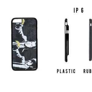 BANSKY ART Pulp Fiction Graffiti Design Apple iPhone 13 12 11 Mini Pro Max Xs 8 Plus 7 6/6S Samsung Galaxy S9 S10 Handyhülle