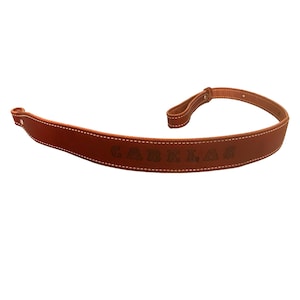 Custom Leather Padded Sling Personalized Leather Strap Customized Fathers Day Gift Groomsman Gift Christmas Gift Options Colors Text Name