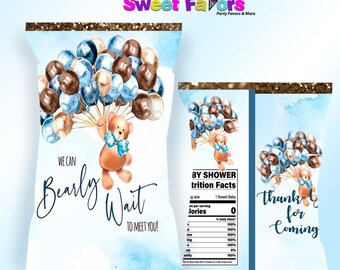 Bearly Can Wait Chip Bag Printable