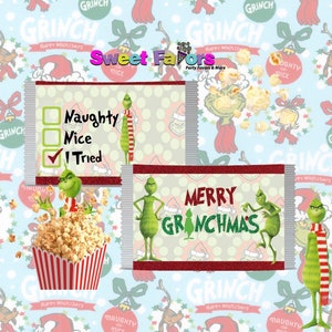 Grinch Popcorn - Ever After in the Woods