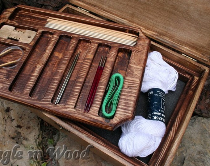 Knitting Storage Box for Knitting Supplies.occasion.promotion. Etsy