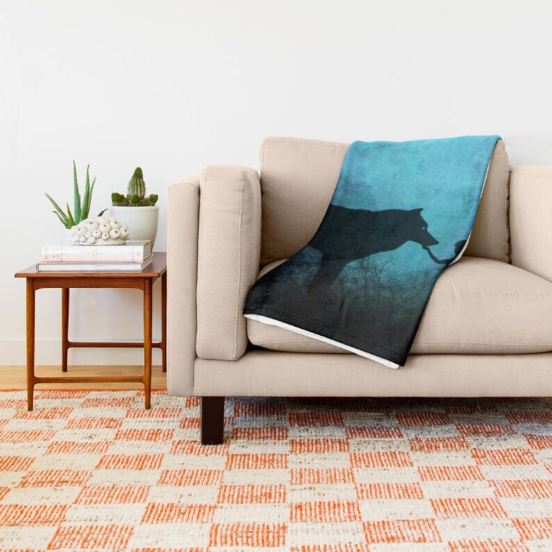 Super Soft Blanket Wolf Blanket Native American Blanket Etsy