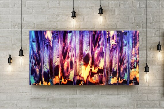 Colorful Abstract Wall Decor Abstract Wall Art for Living | Etsy