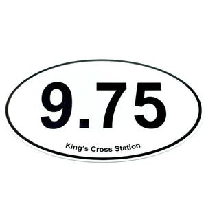 9.75 King&#39;s Cross Bumper Sticker