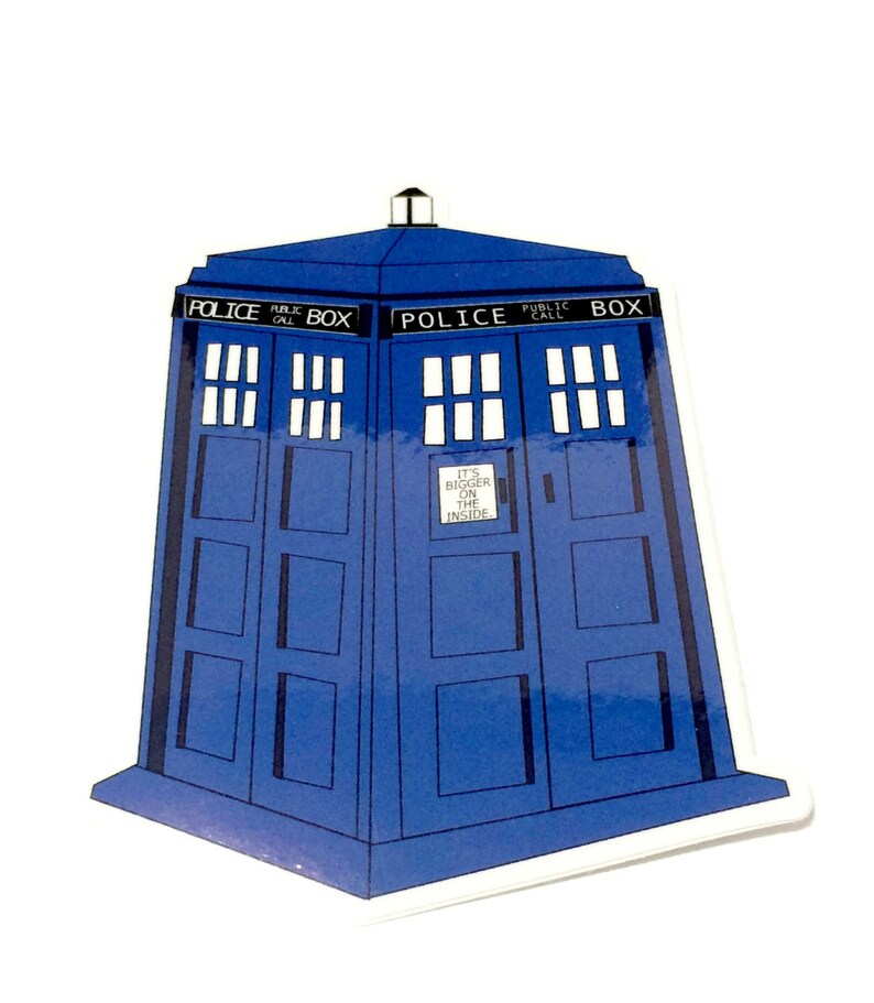 TARDIS Vinyl Sticker image 5