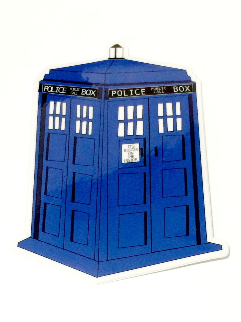 TARDIS Vinyl Sticker image 4