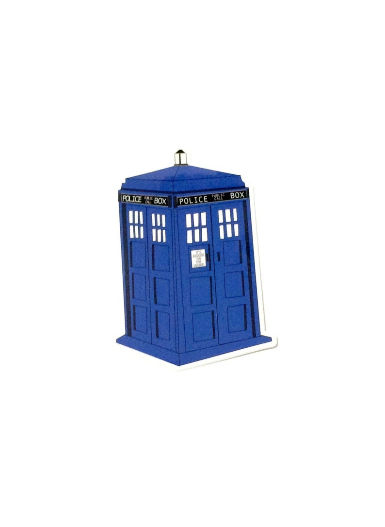 TARDIS Vinyl Sticker image 2