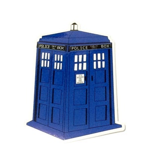 TARDIS Vinyl Sticker image 1