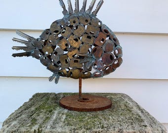 Coin Fish #8 on stand