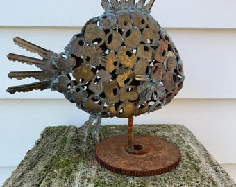Coin Fish #8 on stand