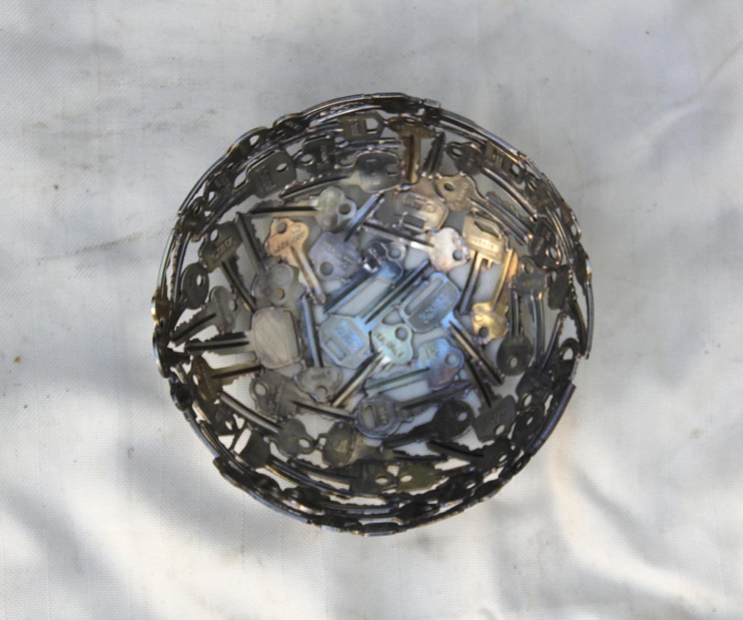 Medium Key Bowl 20 Cm Key Bowl Metal Bowl Metal Sculpture Etsy