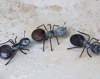 3 Key ants, Metal Sculpture