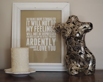 Curvy female full torso, Limited edition #13, Metal Sculpture