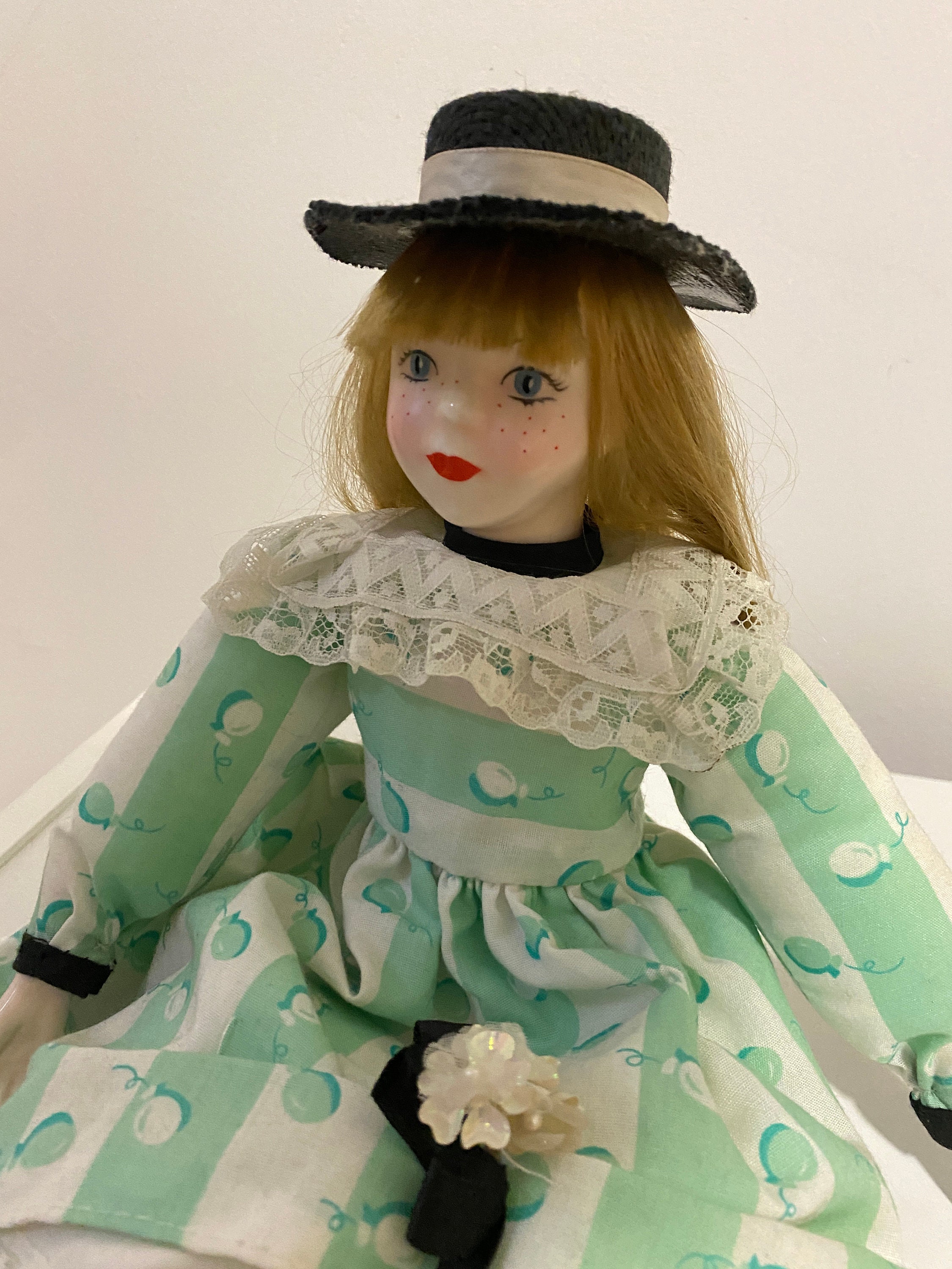 1930s styled vintage porcelain doll Etsy