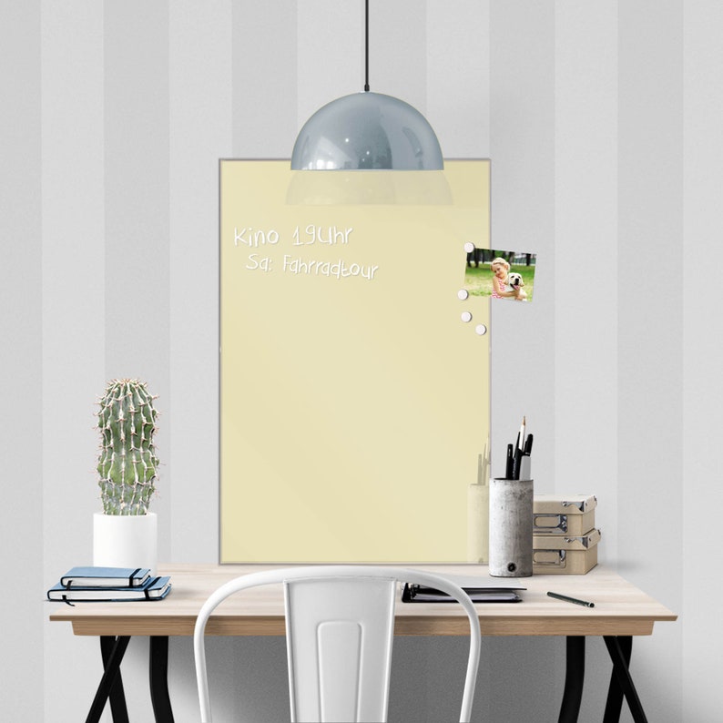 banjado glass magnetic board in the color BEIGE image 7