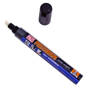 Kreidestift für Glas Magnettafeln Whiteboard Marker SCHWARZ