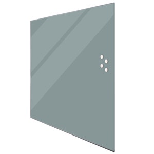 banjado glass magnetic board in the color GREY