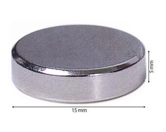 Neodym Magnete extra stark 15x5mm Güte N42