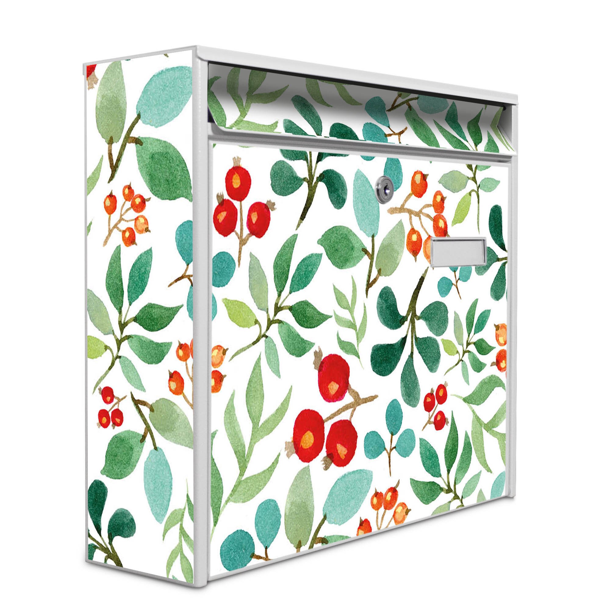 Design Letterbox With Name Tag and Banjado Motif BERRIES AND Etsy UK