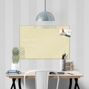 banjado glass magnetic board in the color BEIGE image 2