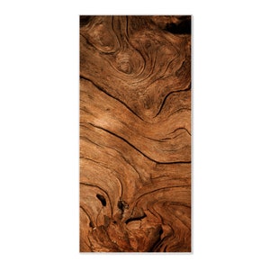 Magnetic metal board from banjado with DRY WOOD motif