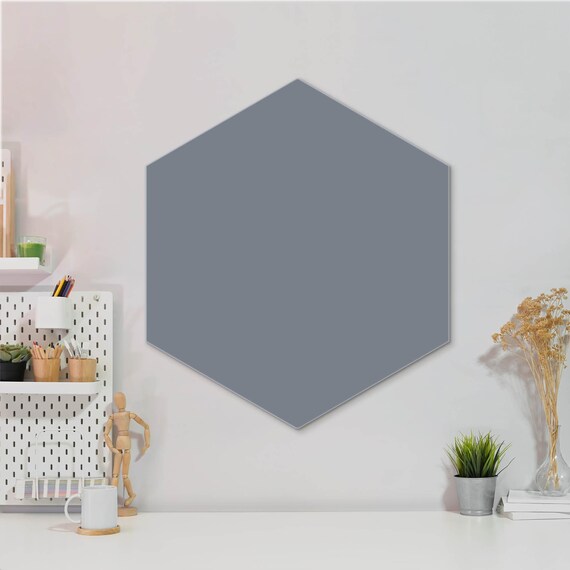 Banjado Glas Magnettafel Grau 90x60 Cm – Magnetwand Als Memoboard Für Küche, Büro & Kinderzimmer