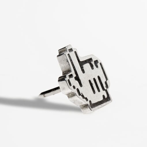 Pin geek de cursor en plata.