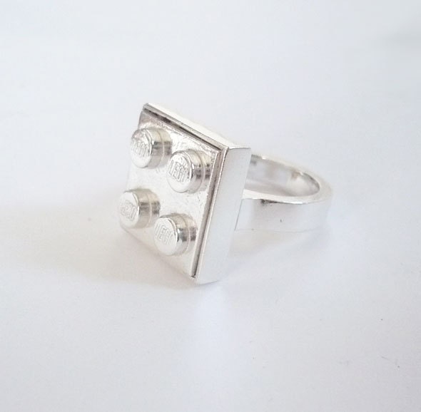 Sterling silver hotsell lego jewelry