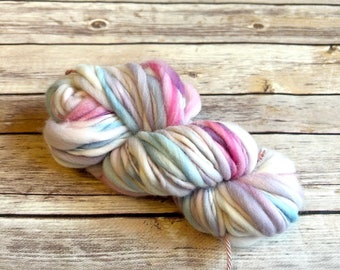 Handspun Yarn -- Merino -- Thick and Thin -- TnT -- About 49 yard -- 2 oz