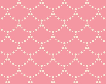Cotton Fabric Emmy Grace Ripples Rose by Bari J for Art Gallery Fabrics Pink Fabric