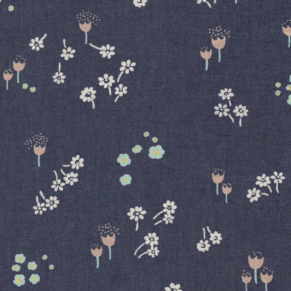 printed denim fabric