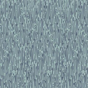 May include: Abstract seamless pattern with a blue background and dark blue lines and swirls.