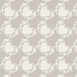 Cotton Fabric &#39;Deer Houndstooth&#39; Blithe  by Katarina Roccella for Art Gallery Fabrics hearts
