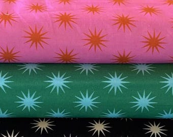 Cotton Fabric Bundle &#39;Ticket to Ride&#39; Starlight Dear Stella Designs by Faye Guanipa