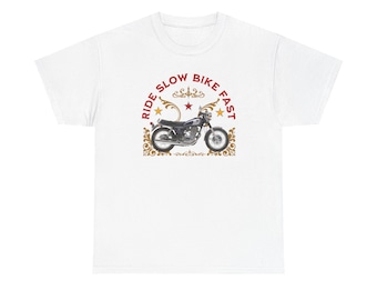 SR400  Motorcycle Illustration Tee | Small Bike Pride, Rider Humor