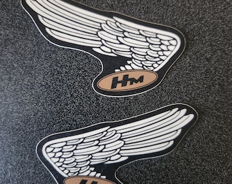 Vintage Honda Motorcycle logo Stickers