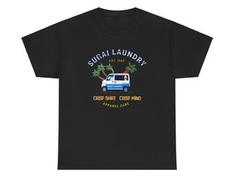 Sugai Laundry T-Shirt: Vintage Japanese Shop Design