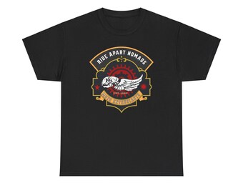Ride Apart Nomad- Solitary Rider Club Unisex Heavy Cotton Tee,