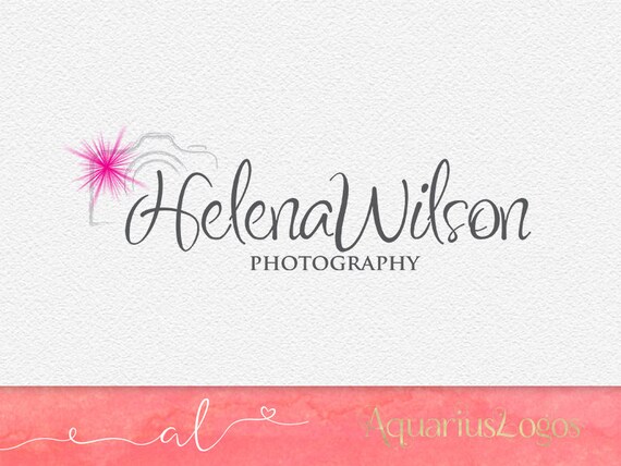 Photography Logo Premade Logo Design And Watermark Camera Etsy