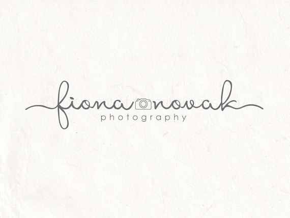 Photography Logo Premade Logo Design Watermark Logo Design Etsy