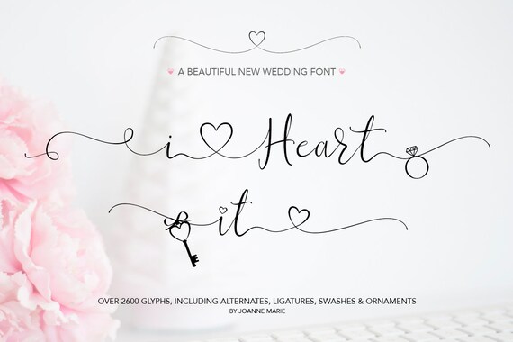 Hochzeit Schrift Iheart Es Schrift Kalligraphie Schrift Etsy