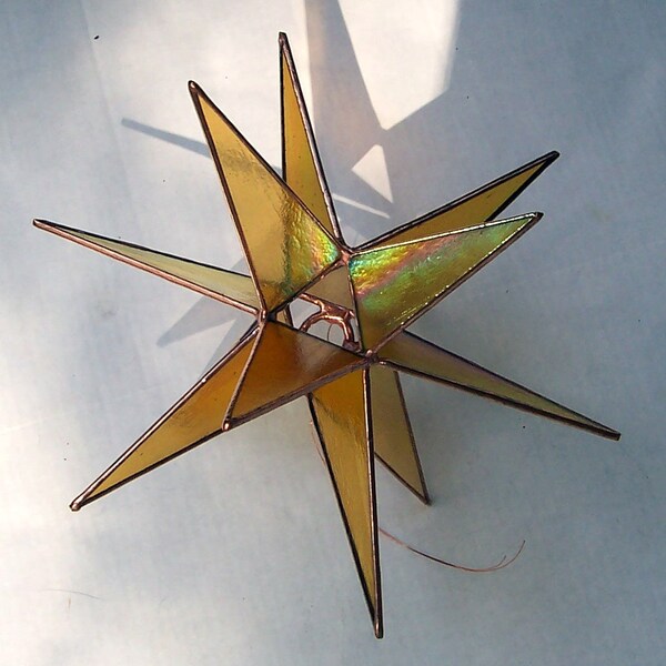 Stained Glass Star Tree Toppers Etsy